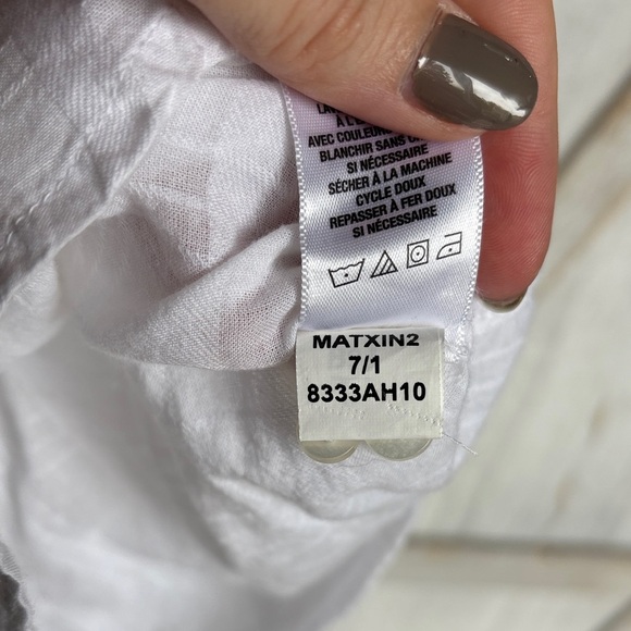 Aeropostale Vintage Y2K tuxedo style White button down - Picture 5 of 10